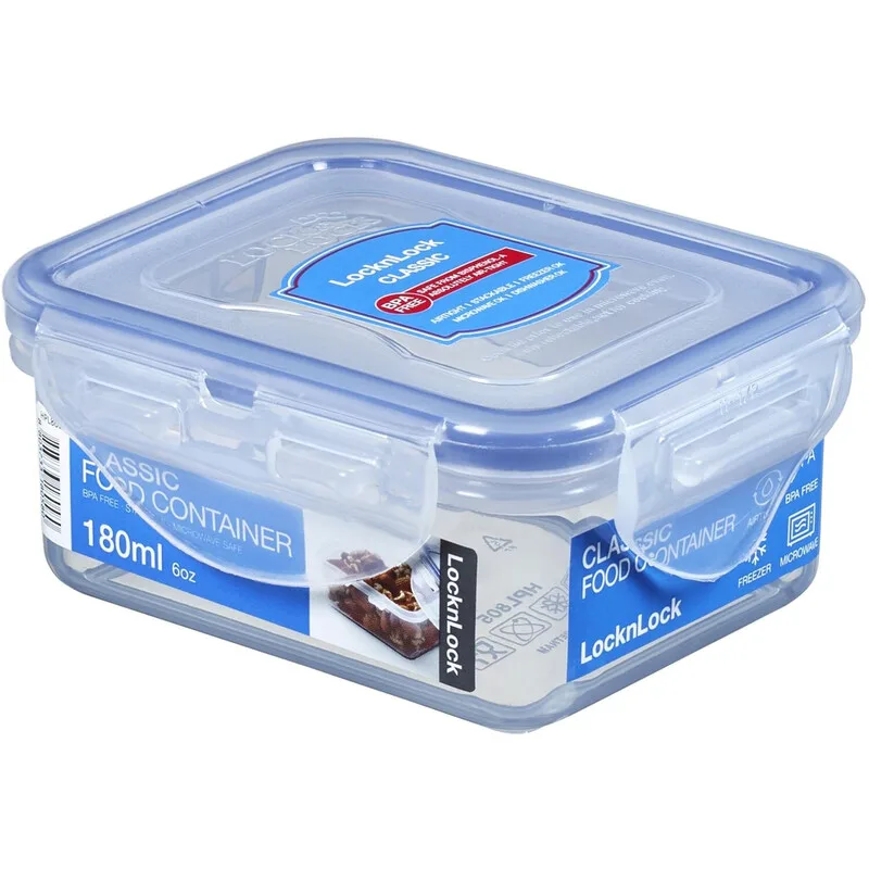 PP Classics Rechteckige Frischhaltedose, 180 ml, Transparent de Lock&Lock – photo produit