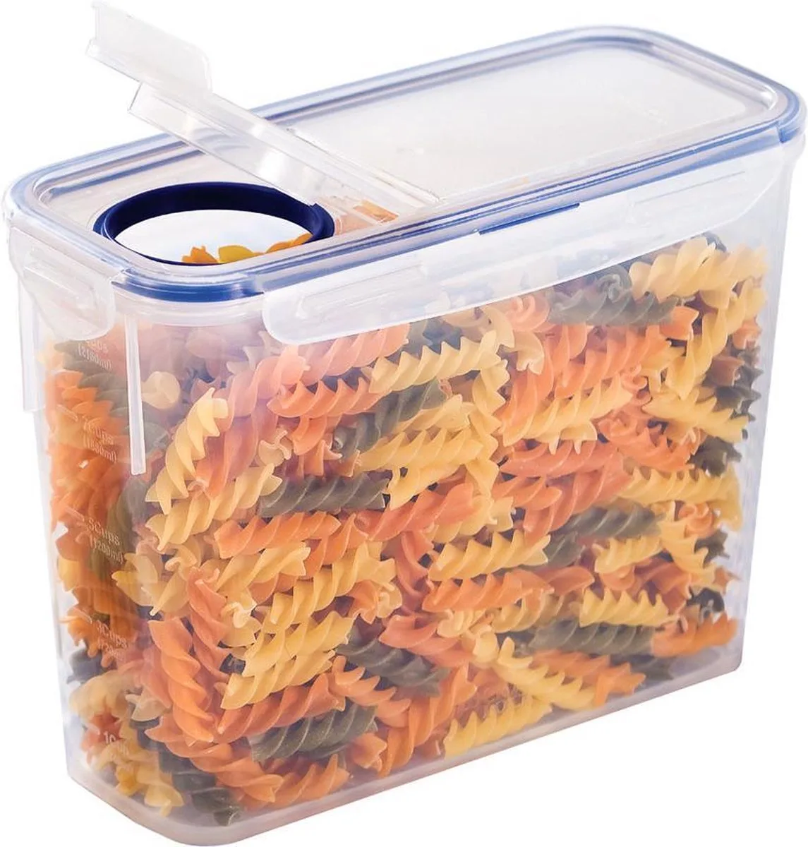 Vershouddoos - Bewaardoos - Voorraaddoos - Voorraadpot - 2,4 liter - 100% luchtdicht - BPA vrij - PFAS vrij - Cornflakes bewaardoos - Ontbijtgranen bewaardoos van Lock&Lock in Transparant – productfoto