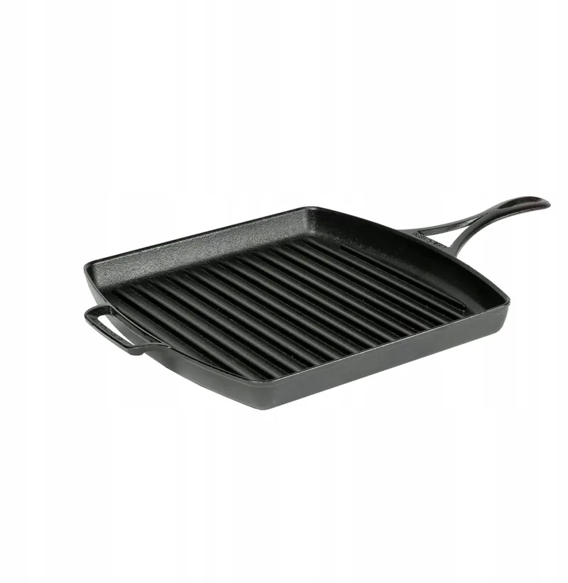 Blacklock Gietijzeren Grillpan 30 cm - Lichtgewicht & Voorverwarmd de Lodge en Noir – photo produit