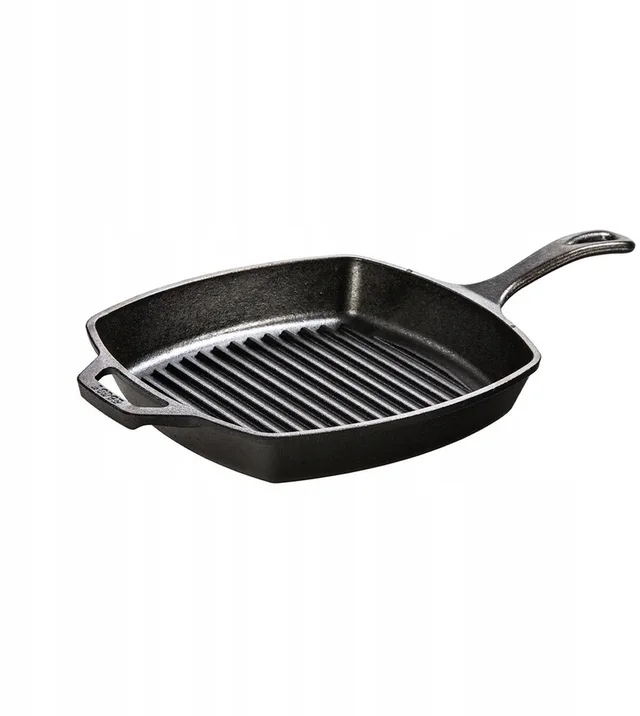 Gietijzeren Grillpan Vierkant 26 cm