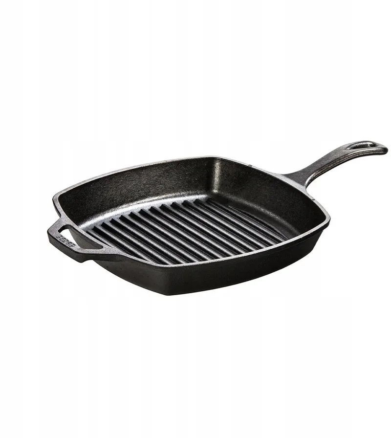 Gietijzeren Grillpan Vierkant 26 cm by Lodge in Black – product photo