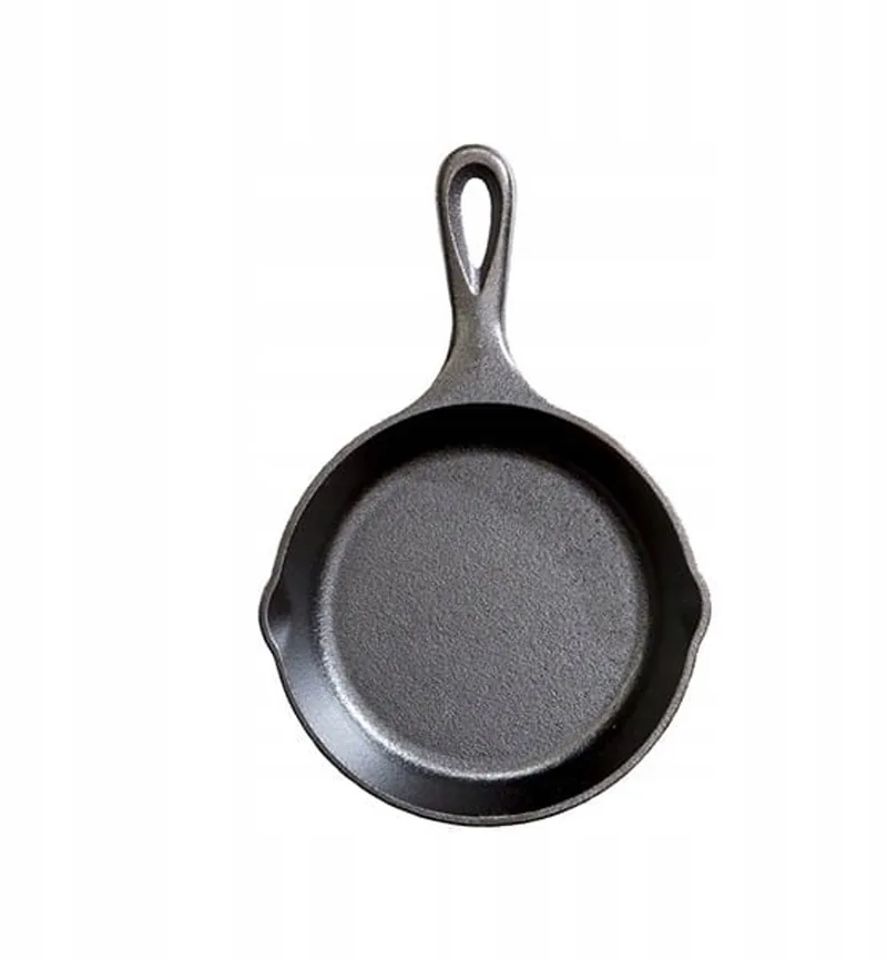 Gietijzeren Koekenpan 16,5 cm - Voorverwerkt met Olie de Lodge en Noir – photo produit