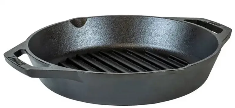 Ronde Grillpan 26 cm by Lodge in Black – product photo
