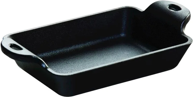Serveerschaal Lodge Rectangular Mini HMSRC 15 x 11 cm by Lodge in Black – product photo