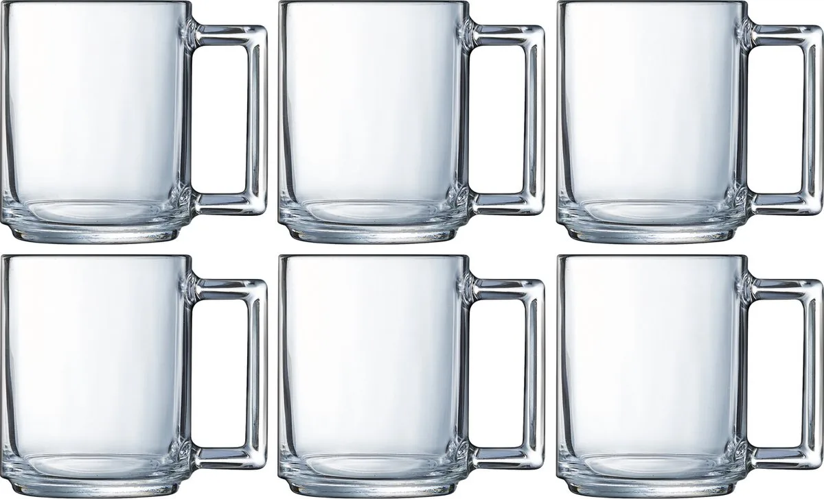 A La Bonne Heure Theeglas - Theebeker - 25 cl - 6 Stuks de Luminarc en Transparent – photo produit
