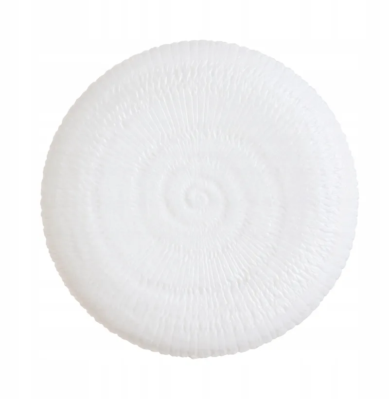 Ammonite Dinerbord 26 cm - Uniek Design by Luminarc in White – product photo