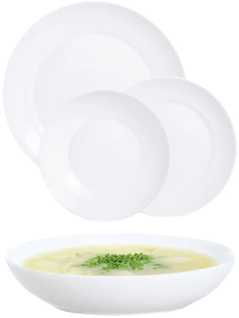 Apy Servies voor 6 Personen - 18 Delig - Glas by Luminarc in White – product photo