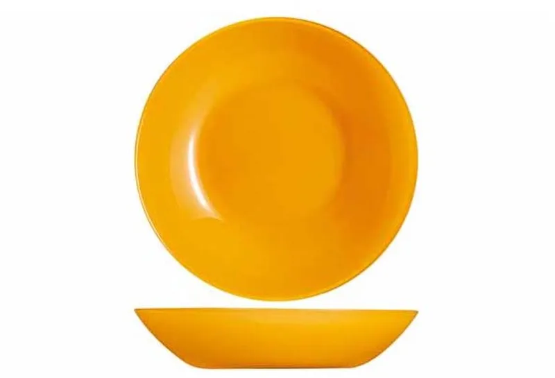Arty Moutarde Diep Bord D20cm by Luminarc in Yellow – product photo