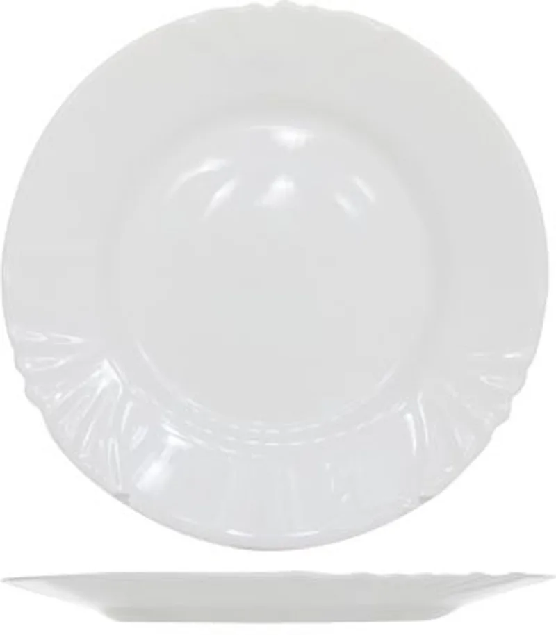 Cadix Bord - Plat -Ø 24cm - Rond by Luminarc in White – product photo