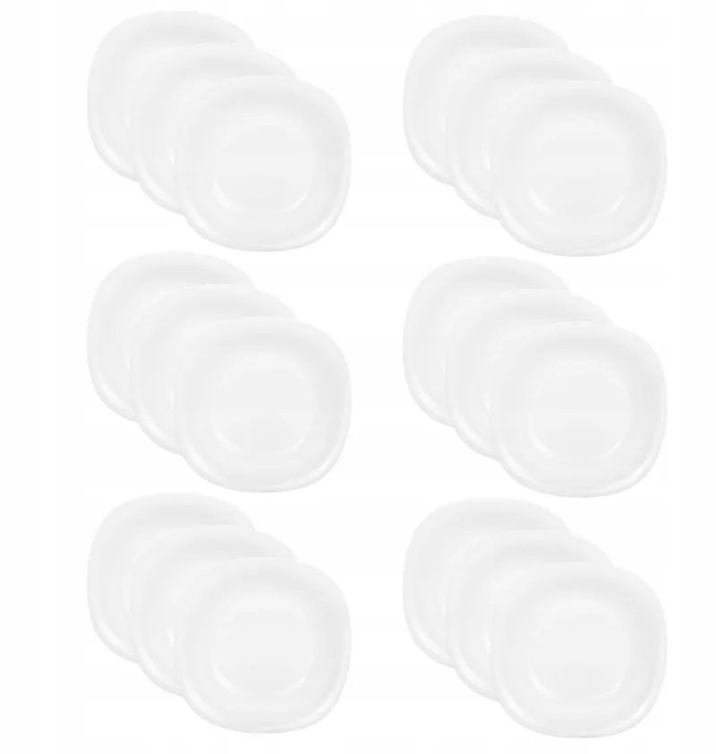Carine Witte Diepe Borden 21 cm (18 stuks) - Gehard Glas by Luminarc in White – product photo