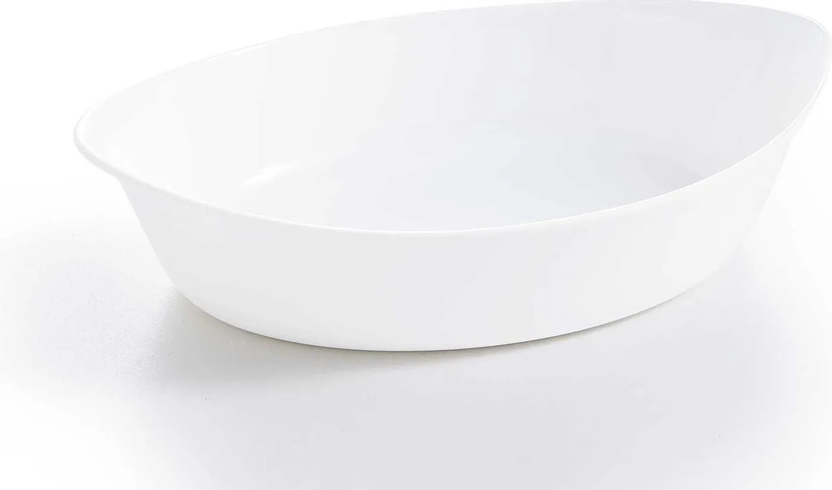 CUSIN Ovenschaal 25x15cm - Hittebestendig Glas de Luminarc en Blanc – photo produit