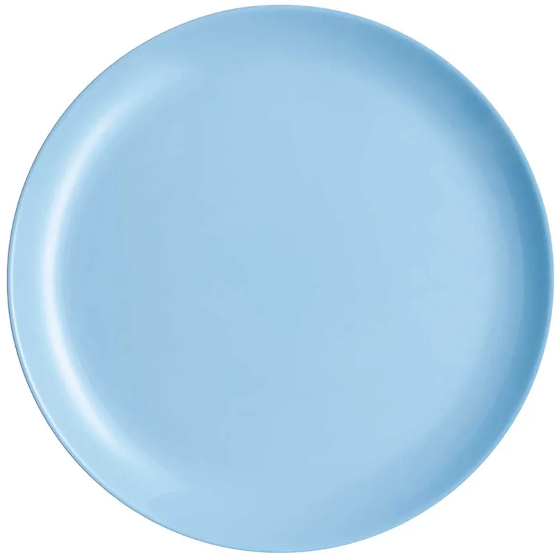Diwali Diep Bord 25cm - Gehard Glas by Luminarc in Light blue – product photo