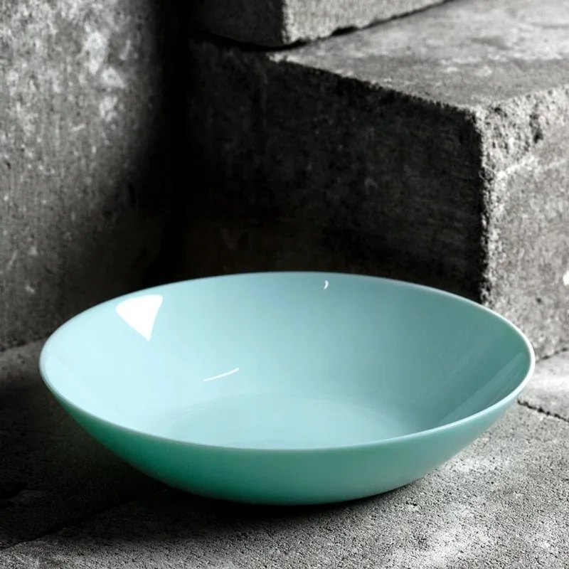 Diwali Diepe Borden Turkoois 6 stuks - 20 cm by Luminarc in Turquoise – product photo