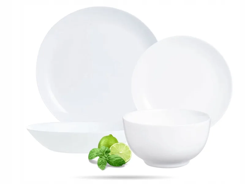 Diwali Servies voor 4 personen, 16-delig de Luminarc en Blanc – photo produit