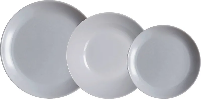 Diwali serviesset - 18-delig - 6 persoons by Luminarc in Grey – product photo