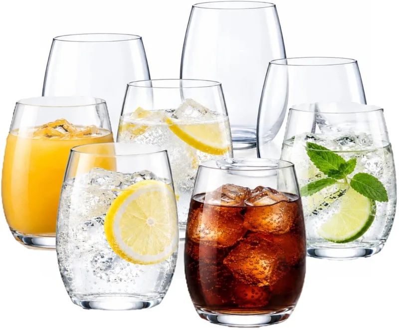 Drinkglazen Tampa - 8x stuks - 360 ml - Waterglazen - Tumblers - Luxe uitstraling by Luminarc in Transparent – product photo
