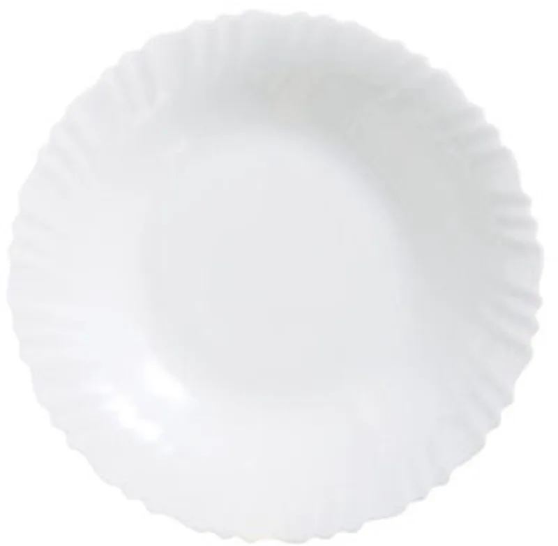 Feston Bord - Diep - Ø 23 cm by Luminarc in White – product photo