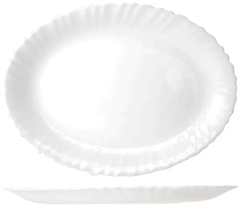 Feston Schaal - Ovaal by Luminarc in White – product photo