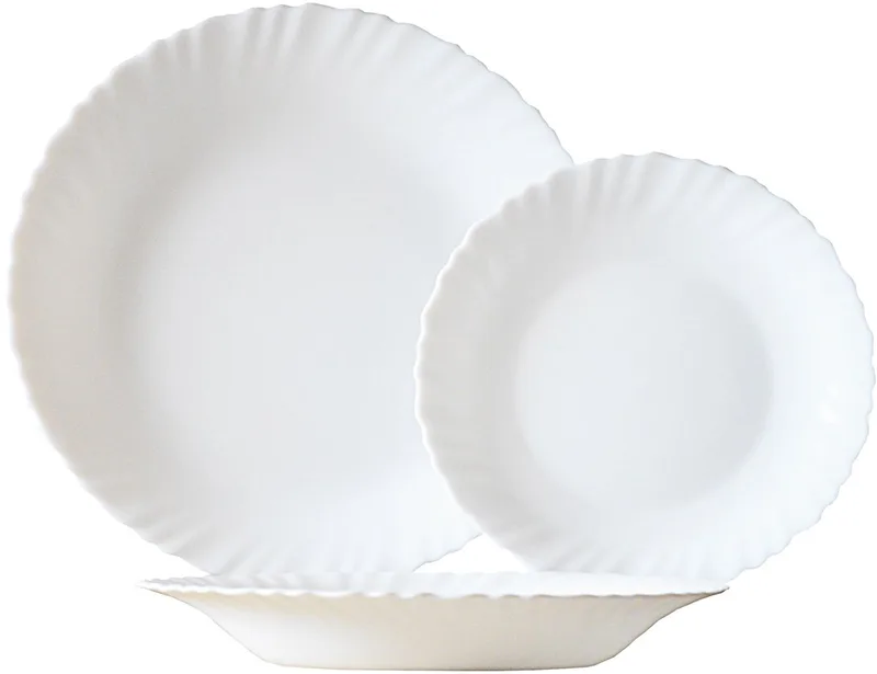 Feston Servies 36 Delen voor 12 Personen de Luminarc en Blanc – photo produit