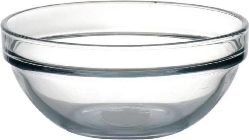 glazen schaal/kom - Dia 20 x H10 cm - Sla/salade serveren - Schalen/kommen van glas - Stapelbaar by Luminarc in Transparent – product photo