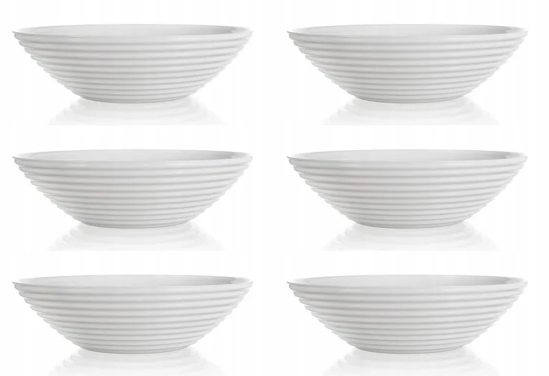 Harena Diepe Kom - 6x 20 cm - Gehard Glas de Luminarc en Blanc – photo produit