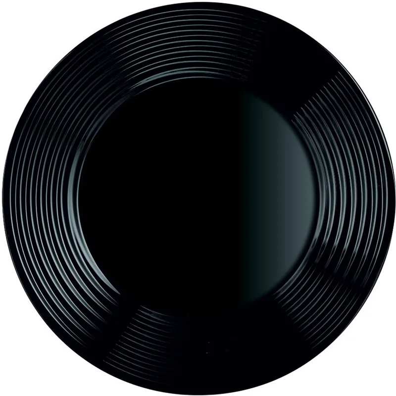 Harena Dinerbord 25 cm - Gehard Glas von Luminarc in Schwarz – Produktfoto