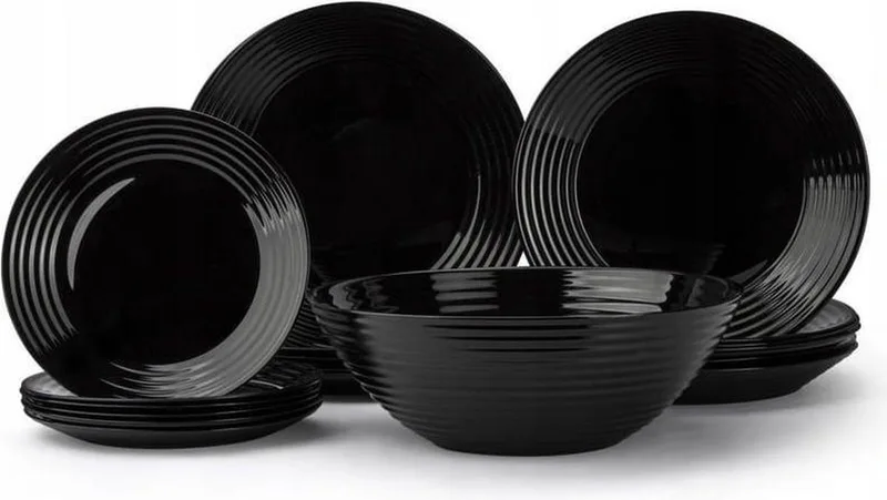 Harena serviesset - 19-delig - 6 persoons by Luminarc in Black – product photo