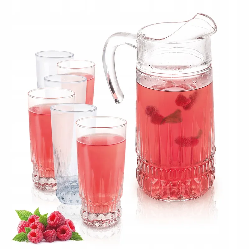 Imperator Drankenset 7-delig - 1.6L Kan & 6 Glazen by Luminarc in Transparent – product photo