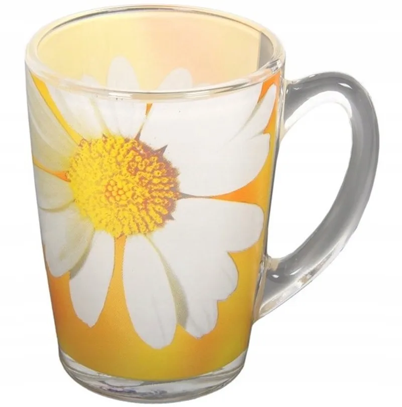 Mok van gehard glas, 320ml, Bloemendesign by Luminarc in Multicolour – product photo