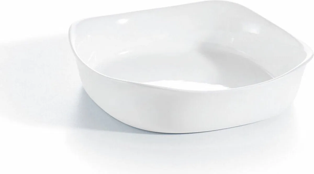 Ovenschaal 20x20cm Vierkant - Ovenbestendig Glas van Luminarc in Transparant – productfoto