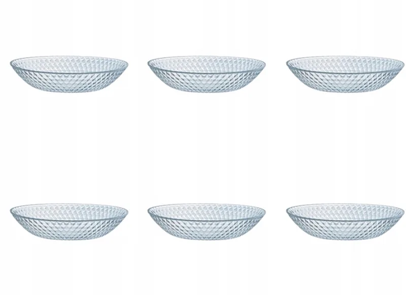 Pampille Diepe Borden 20 cm - Set van 6 - glas von Luminarc in Transparent – Produktfoto