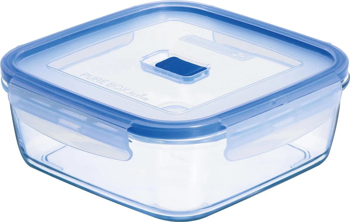 Pure Box Active Vershoudbak - Glas - Vierkant - 1,22 l fra Luminarc i Gennemsigtig – produktbillede