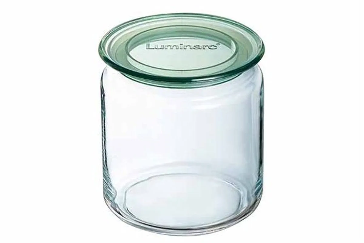 Pure Jar Voorraadpot 75cl Deksel D10,5xh14,8cm van Luminarc in Groen – productfoto