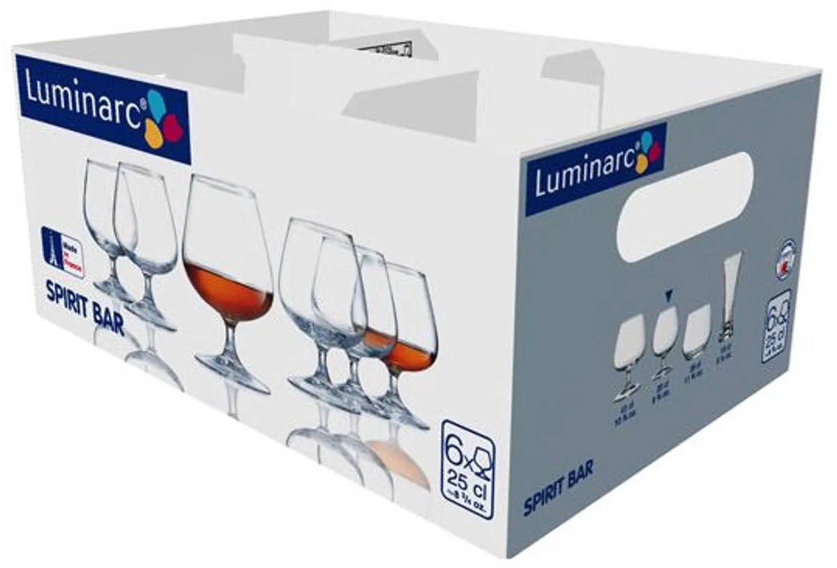Spirit Bar Brandy Cognacglas 25cl PRIJS 1 STUK de Luminarc en Transparent – photo produit