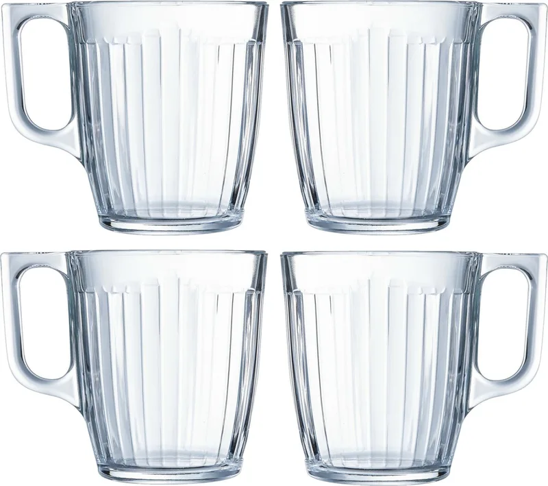Theeglazen Leeds - 36x - bewerkt glas - 8 x 9 cm - 250 ml by Luminarc in Transparent – product photo