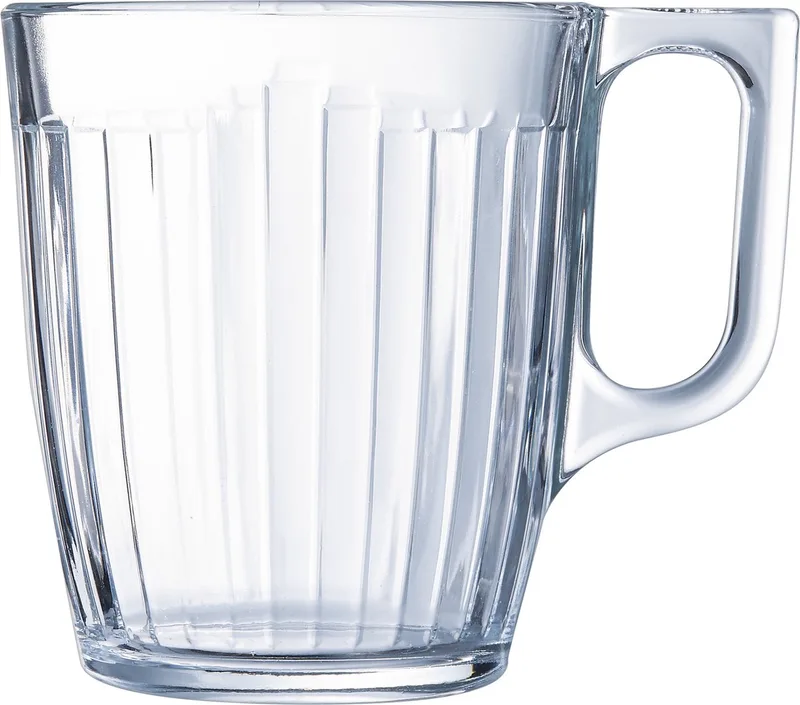 Theeglazen Leeds - 6x - bewerkt glas - 8 x 11 cm - 320 ml von Luminarc in Transparent – Produktfoto
