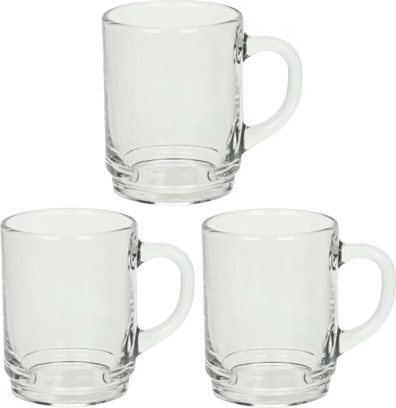 Theeglazen Wales - 18x - glas - 6.5 x 8 cm - 250 ml by Luminarc in Transparent – product photo