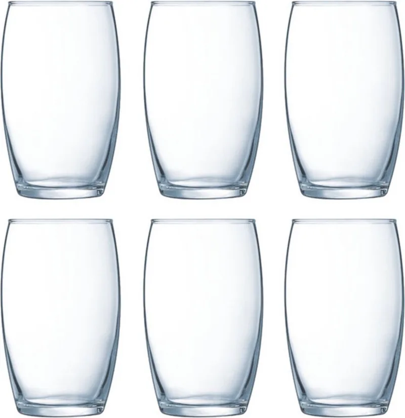 Tumbler waterglazen - 12x - 360 ml - glas - 12 cm - glazen - drinkglazen by Luminarc in Transparent – product photo