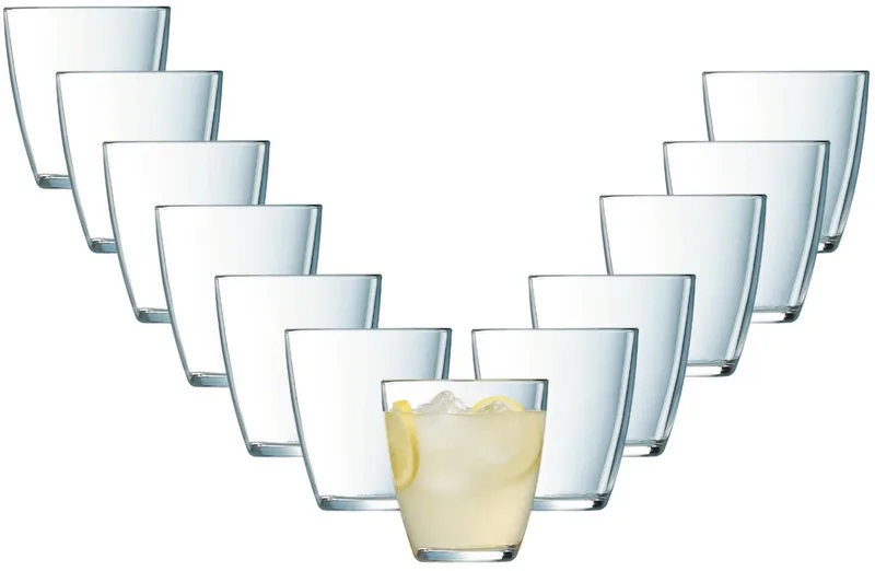 water drinkglazen - 12x stuks - glas - 250 ml - glazen by Luminarc in Transparent – product photo