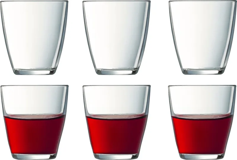 water drinkglazen - 6x stuks - glas - 250 ml - glazen von Luminarc in Transparent – Produktfoto