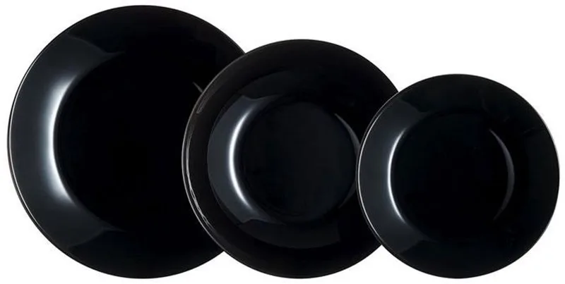 Zelie Servies - 18 Delig, 6 Persoons by Luminarc in Black – product photo