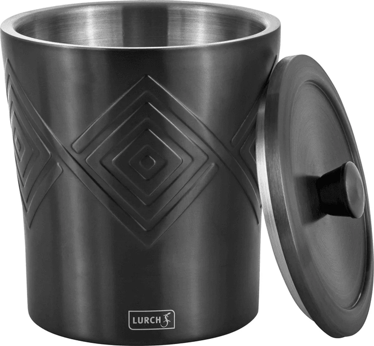 IJsemmer uit rvs 1500ml de Lurch en Smokey grey – photo produit