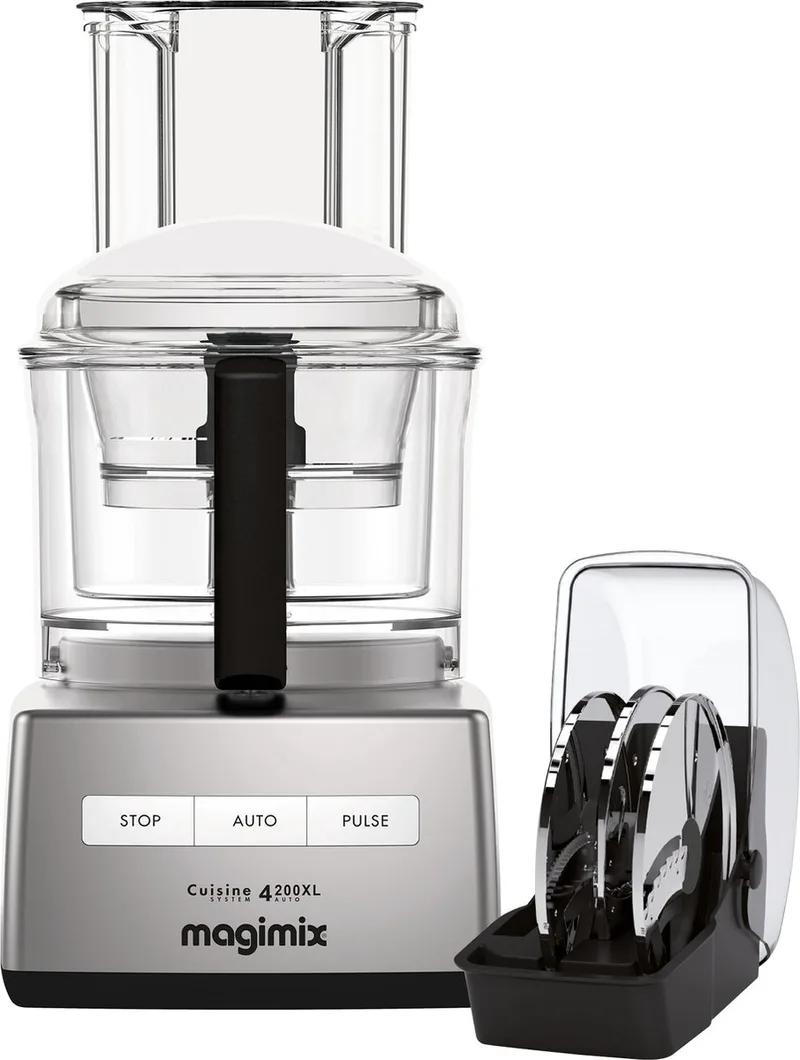 CS 4200 XL - Foodprocessor - Keukenmachine - Creative kit von Magimix in Mat Chroom – Produktfoto