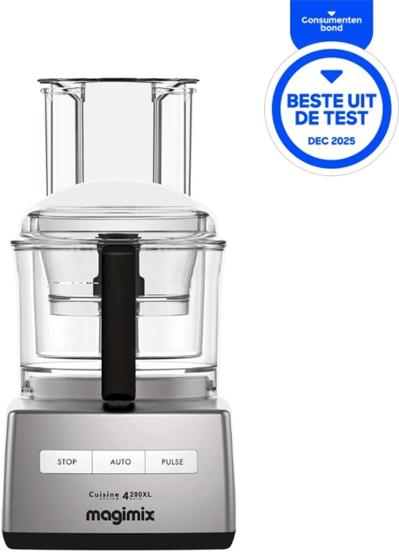 CS 4200 XL - Foodprocessor - Keukenmachine - Mat Chroom by Magimix in Silver – product photo