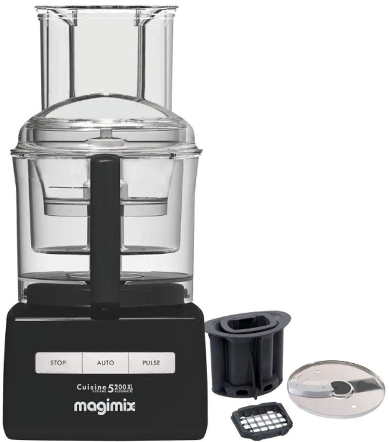 CS 5200 XL - Foodprocessor - Citruspers - Blokjes & staafjes kit fra Magimix i Sort – produktbillede