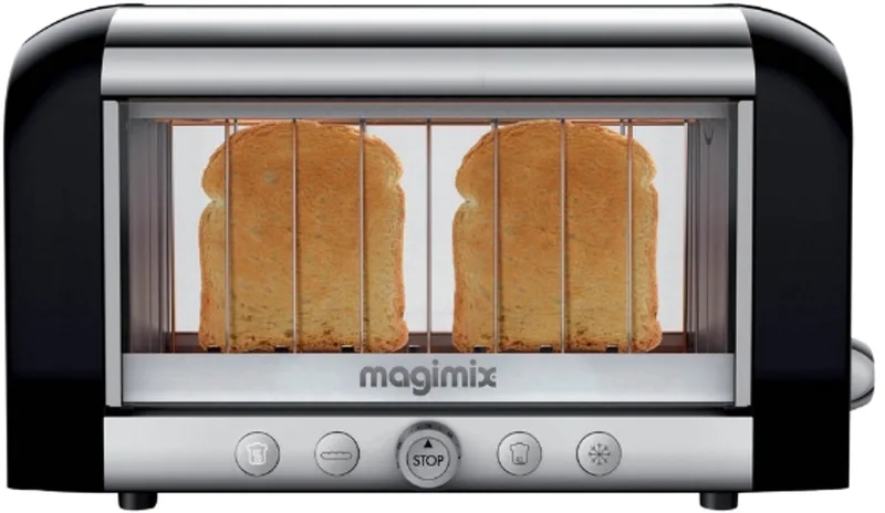 Vision Toaster - Quartz techniek - 8 standen van Magimix in Zwart – productfoto