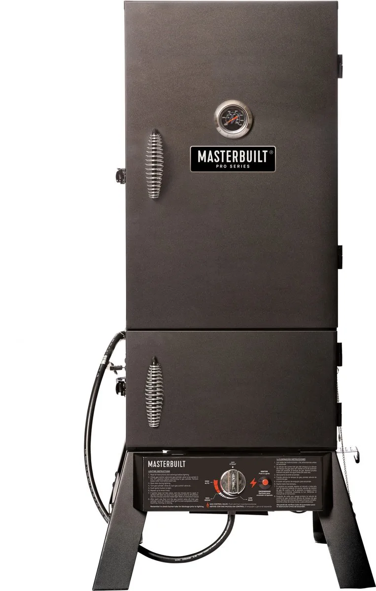 Dual Fuel Gas & Charcoal Rookoven Default van Masterbuilt in Zwart – productfoto