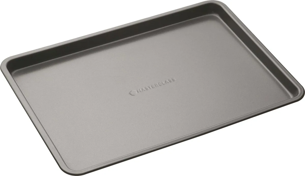 Bakplaat Met Antiaanbaklaag - 35 X 25 cm (14 "X 10") van MasterClass in Zwart – productfoto