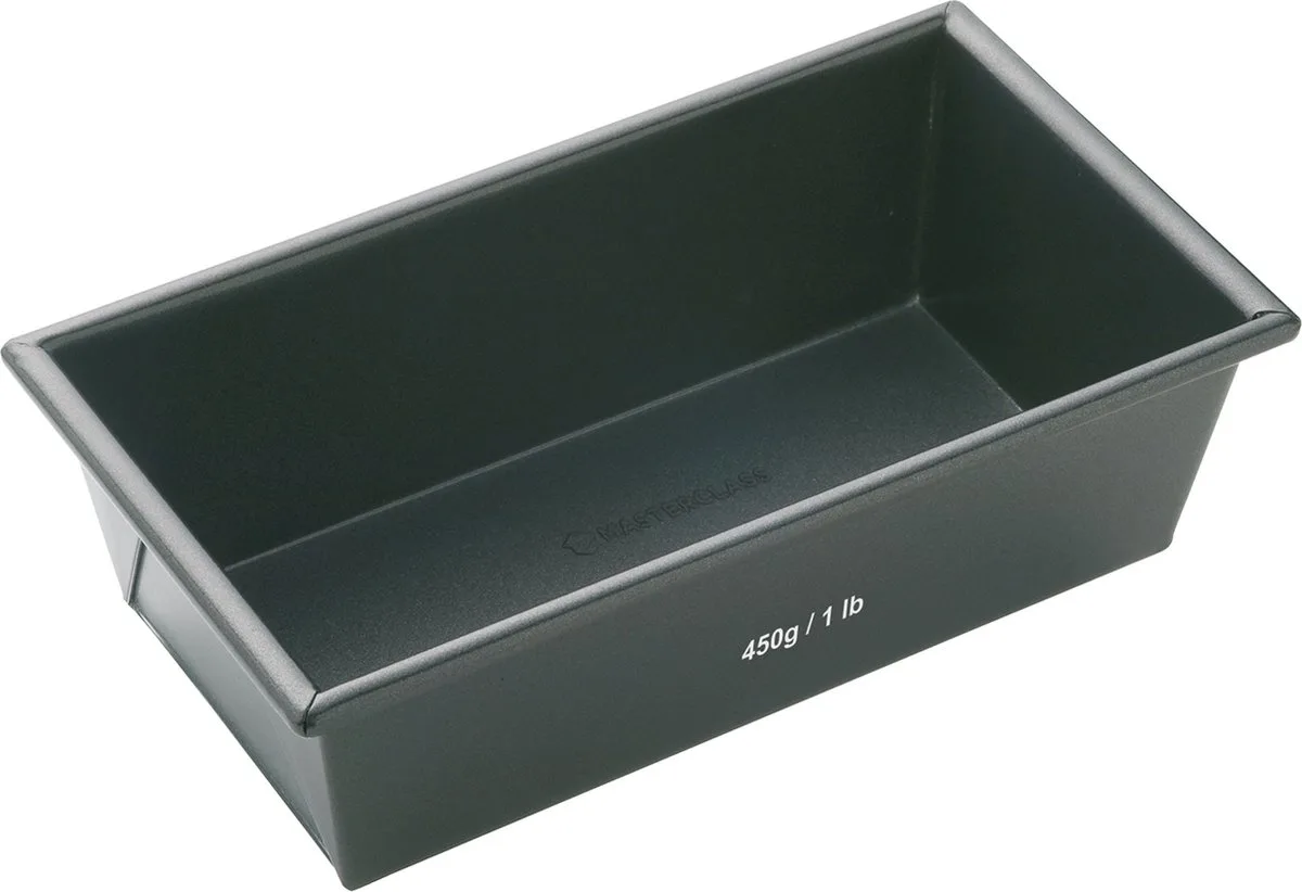 Bakvorm met Antiaanbaklaag - Heavy Duty Koolstofstaal ‎15 x 9 x 7 Centimeter van MasterClass in Zwart – productfoto