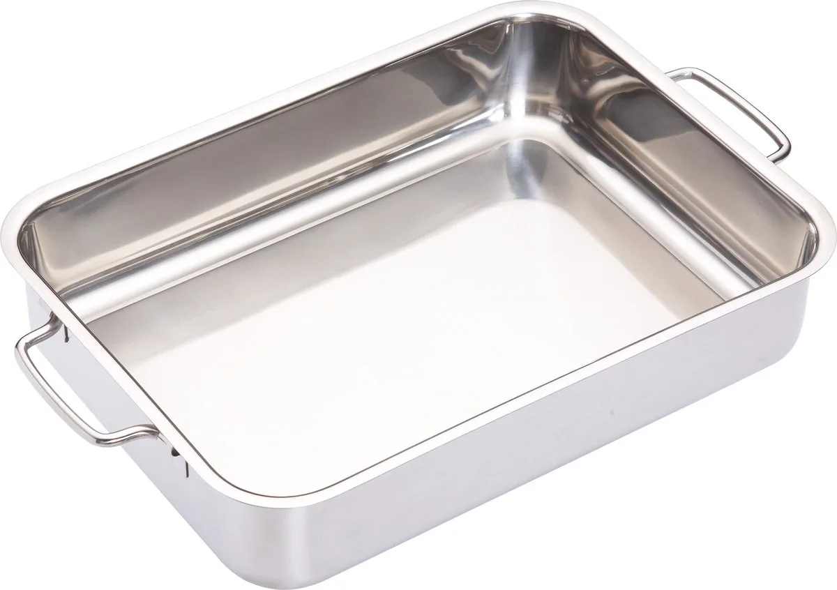 Braadpan - Heavy Duty Vaatwasmachinebestendig Inklapbare Handgrepen van MasterClass in Zilver – productfoto